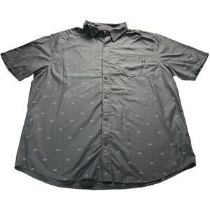 Marmot Shirt Mens XL Gray Notus Button Up Performance Lightweight Breathable